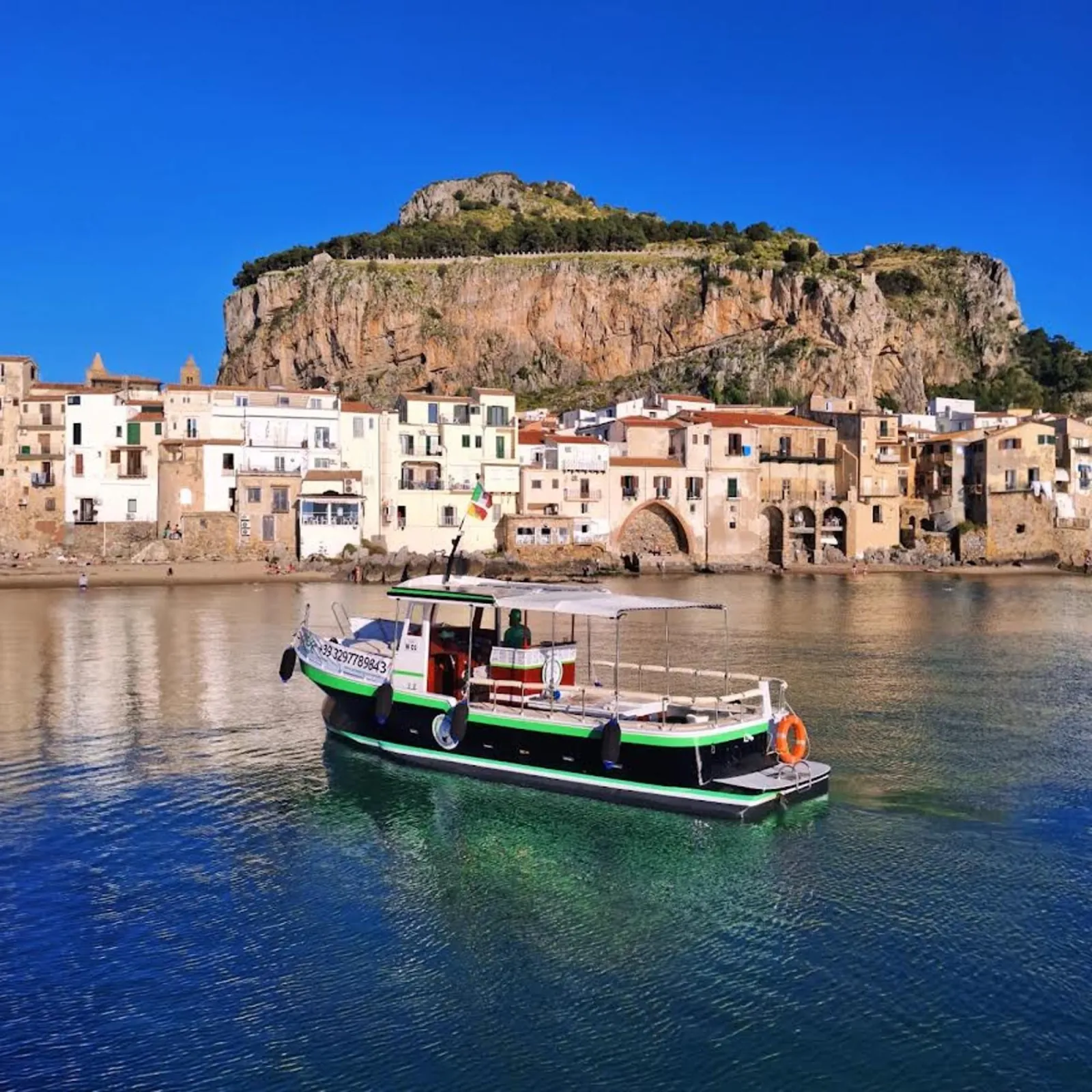Boat Excursions in Cefalù with Snorkeling & Aperitif