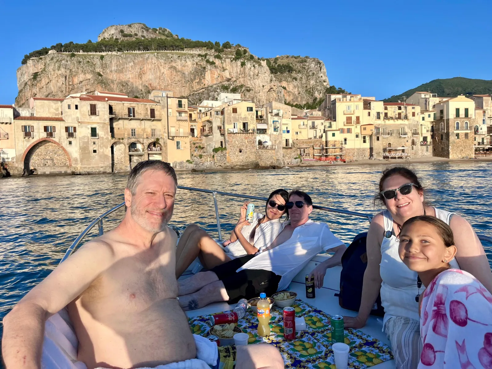 Cefalù Private Boat Excursion with Caves & Open Bar