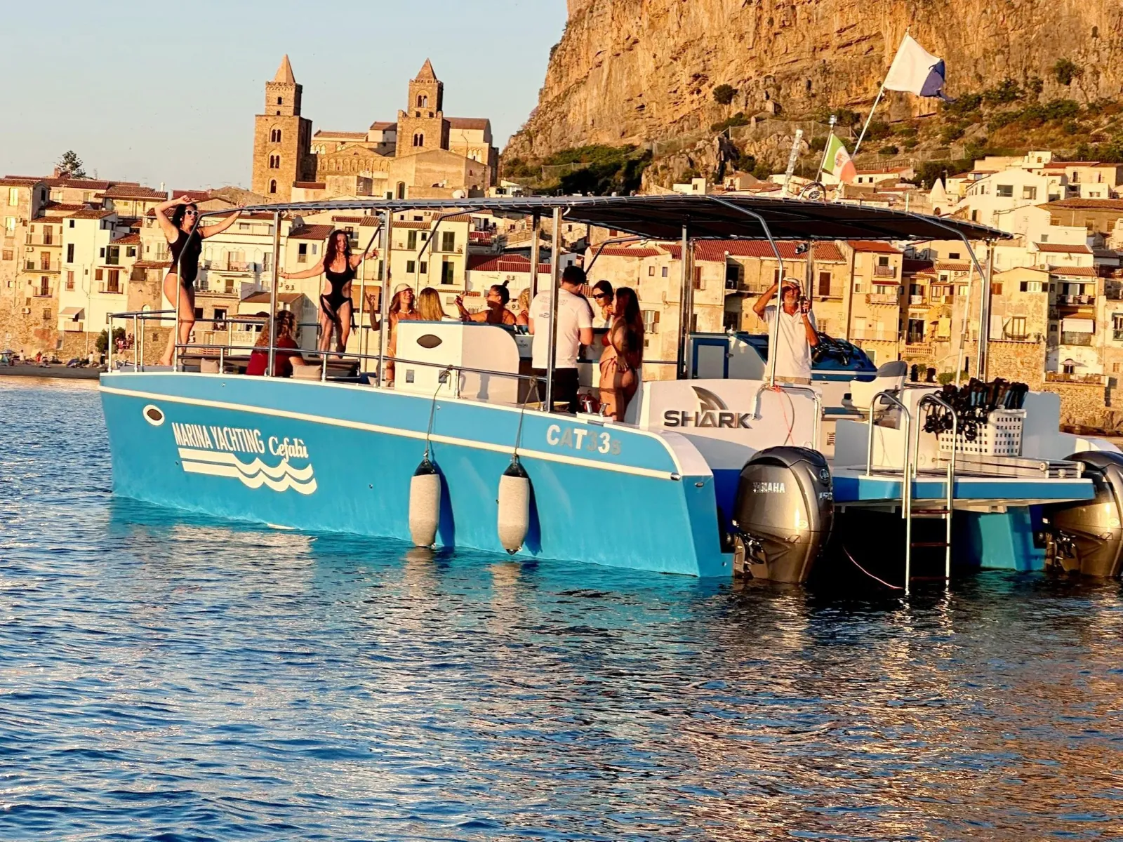 Cefalù Coast-to-Coast Catamaran Tour